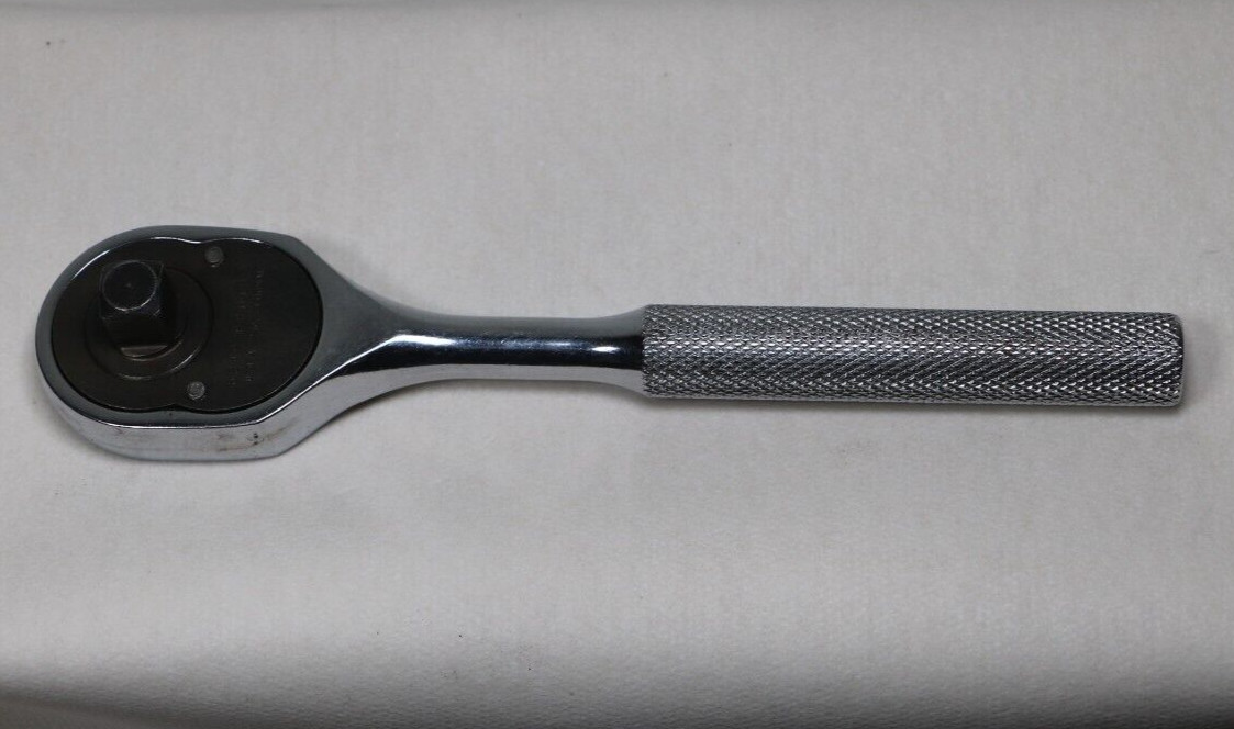 Proto Professional 5249 3/8″ Drive Ratchet Pear Shape Head Chrome Vintage USA