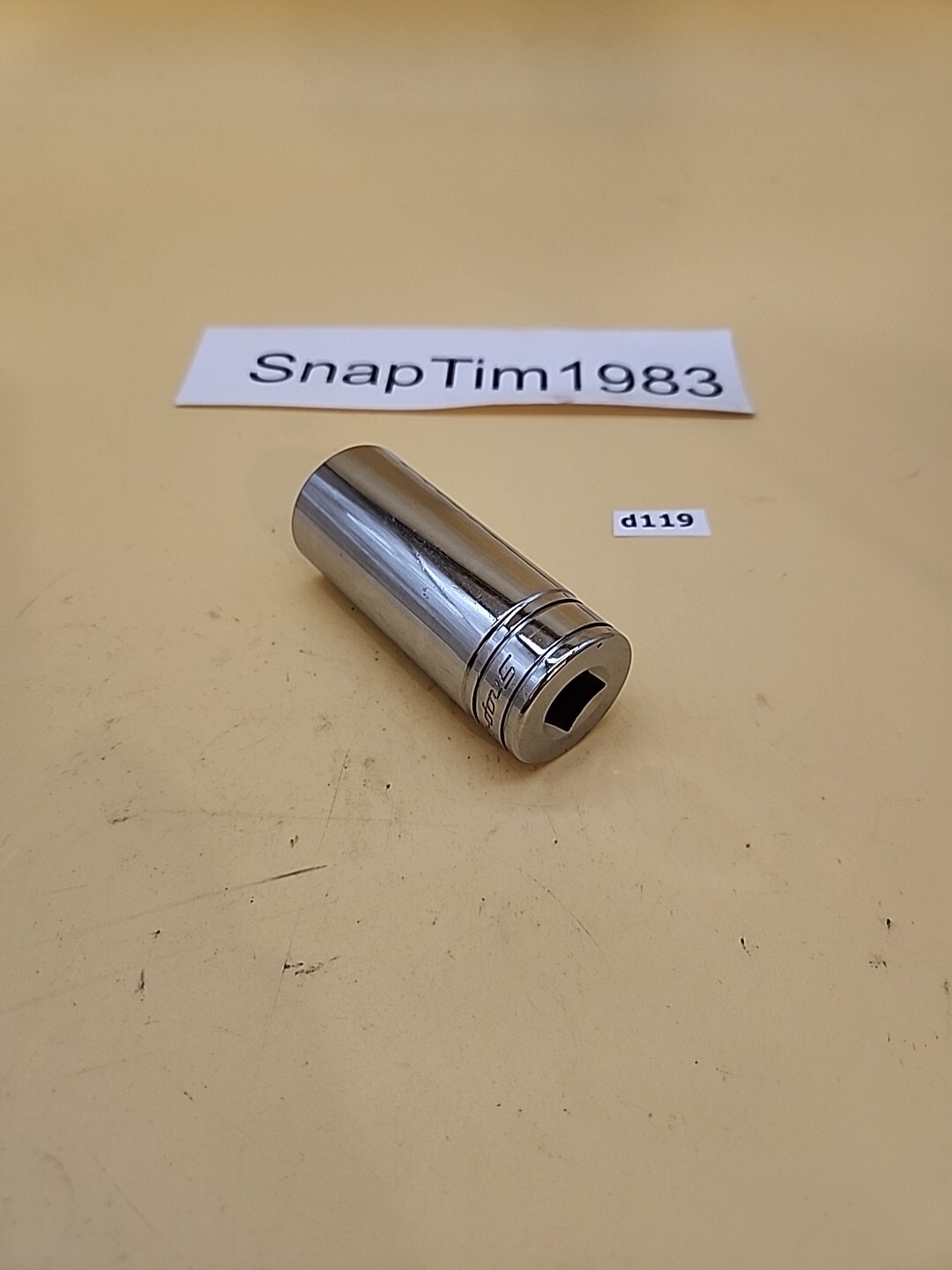 Snap-on Tools 1/2″ Drive 1″ SAE Deep 6 Point Chrome Socket TS321 USA