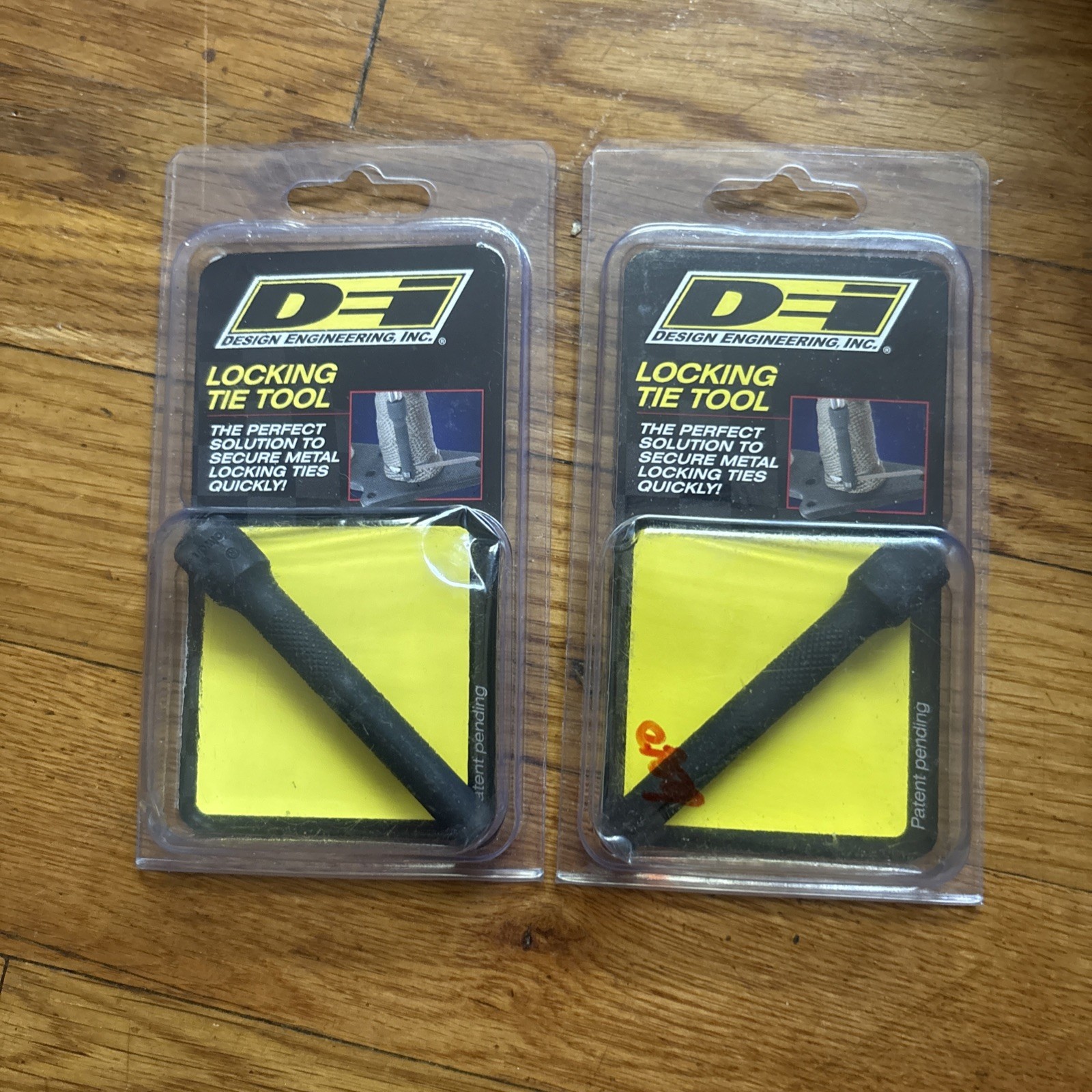 DEI Exhaust Wrap Tie Installation Tool 10220; Black Oxide Hardened Tool Steel 2x
