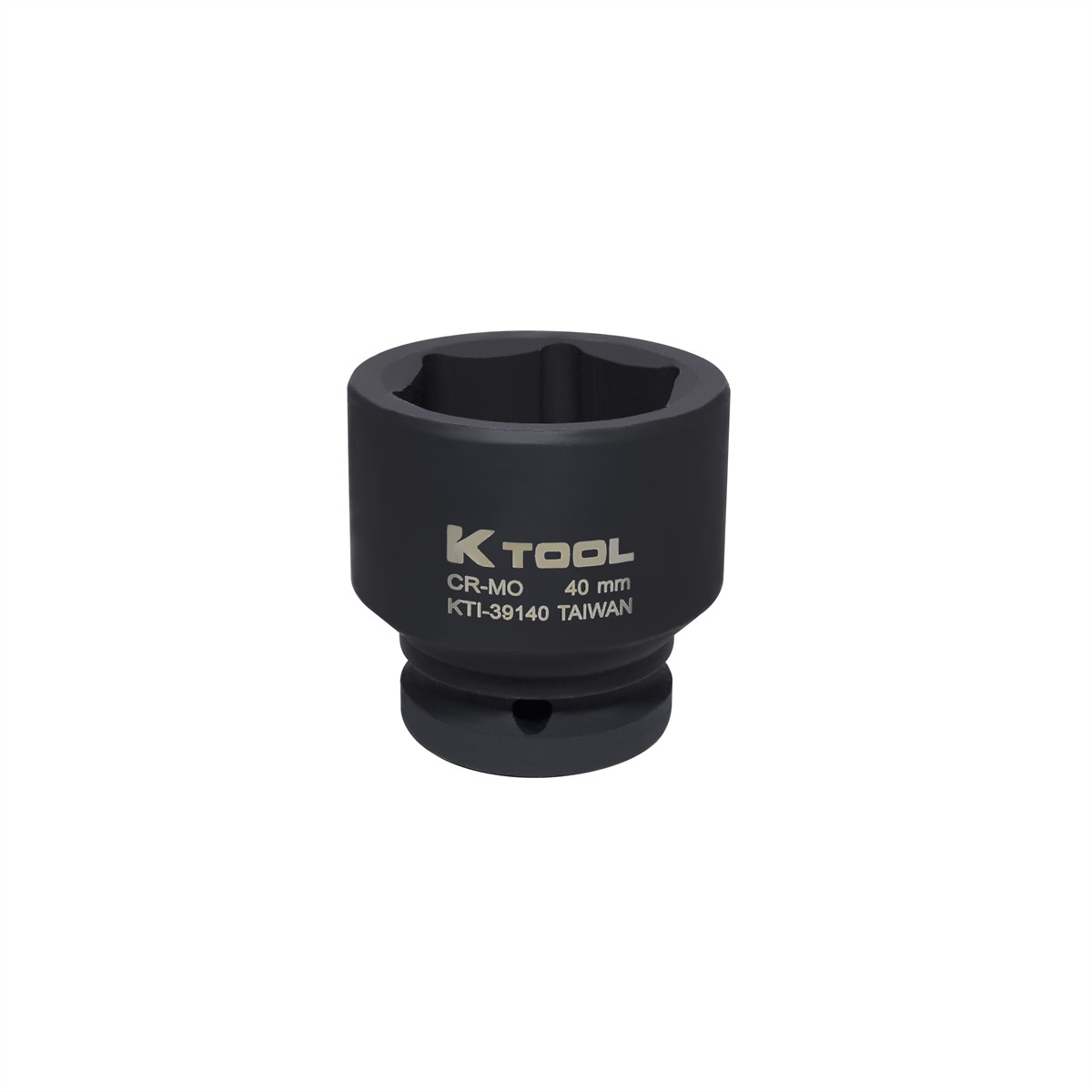 K-Tool 39140 40mm x 3/4″ Drive 6pt Metric Standard Impact Socket