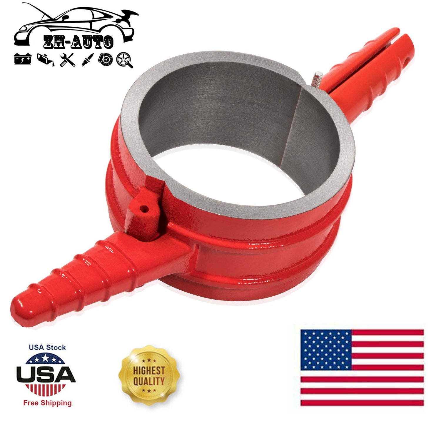 7040 Piston Ring Compressor Tool For CAT Cummins Diesel ISX 3400 C-15 5.40»