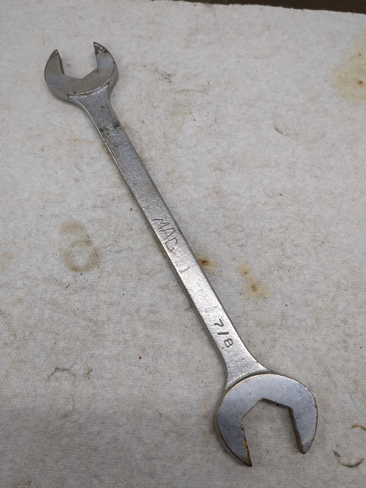 Mac Tools DR2428 3/4″ x 7/8″ SAE Double Open End Wrench USA