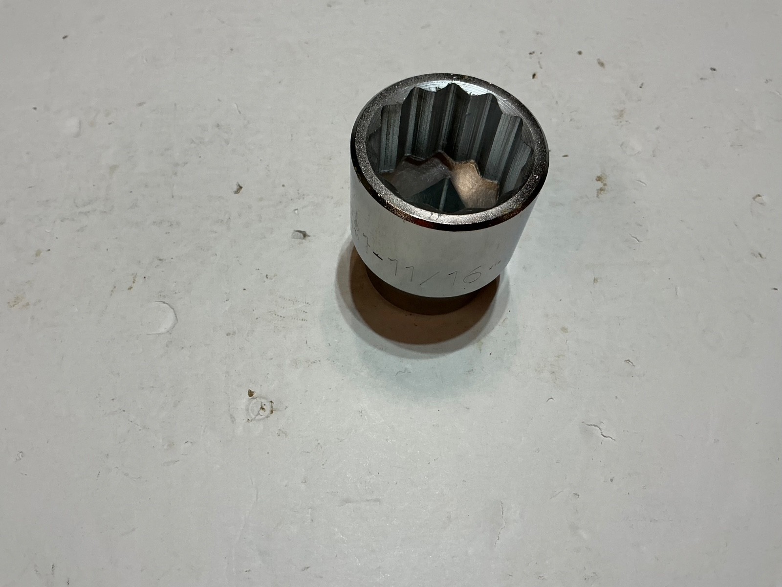 New Proto 1″ drive 1 11/16″ shallow socket 12pt 5754 USA made