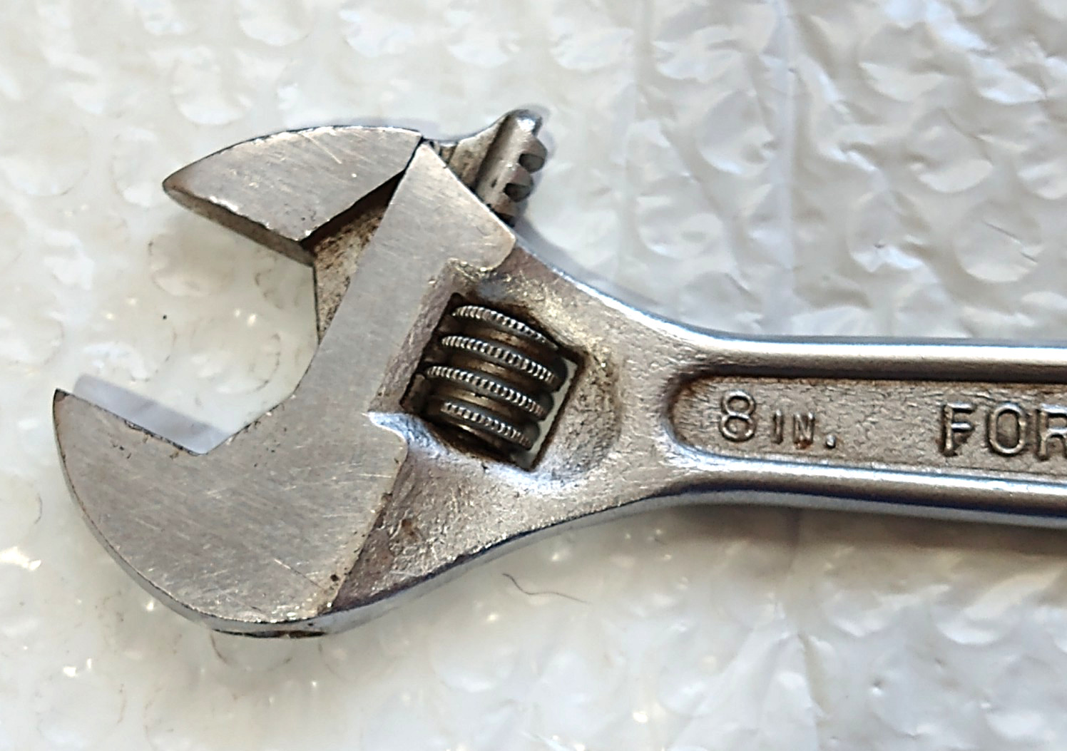 CRAFTSMAN TOOLS USA WF 44603, 1″ W. JAW, ADJUSTABLE WRENCH, 8.2″ LONG.