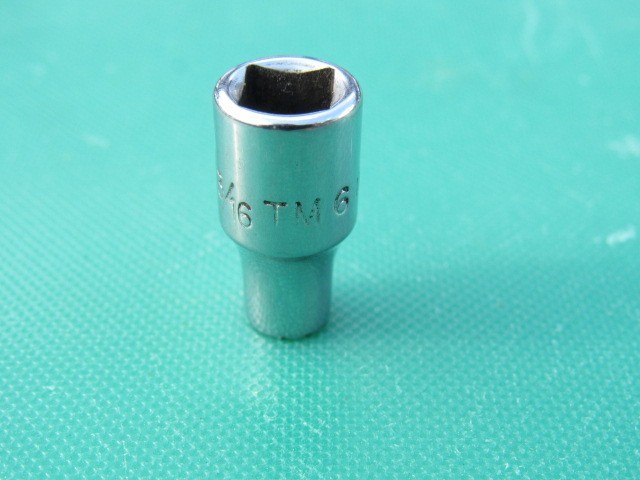 SNAP ON 3/16″ TM6 1/4″ DRIVE SAE 6 POINT SHALLOW UNDERLINE SOCKET TM 6 3/16 IN
