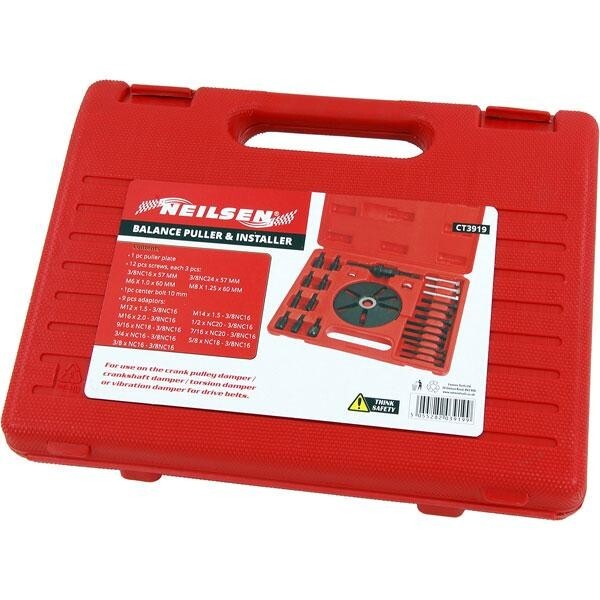 Harmonic Balancer Puller and Installation Installer Tool Set Kit 24pc (CT3919)