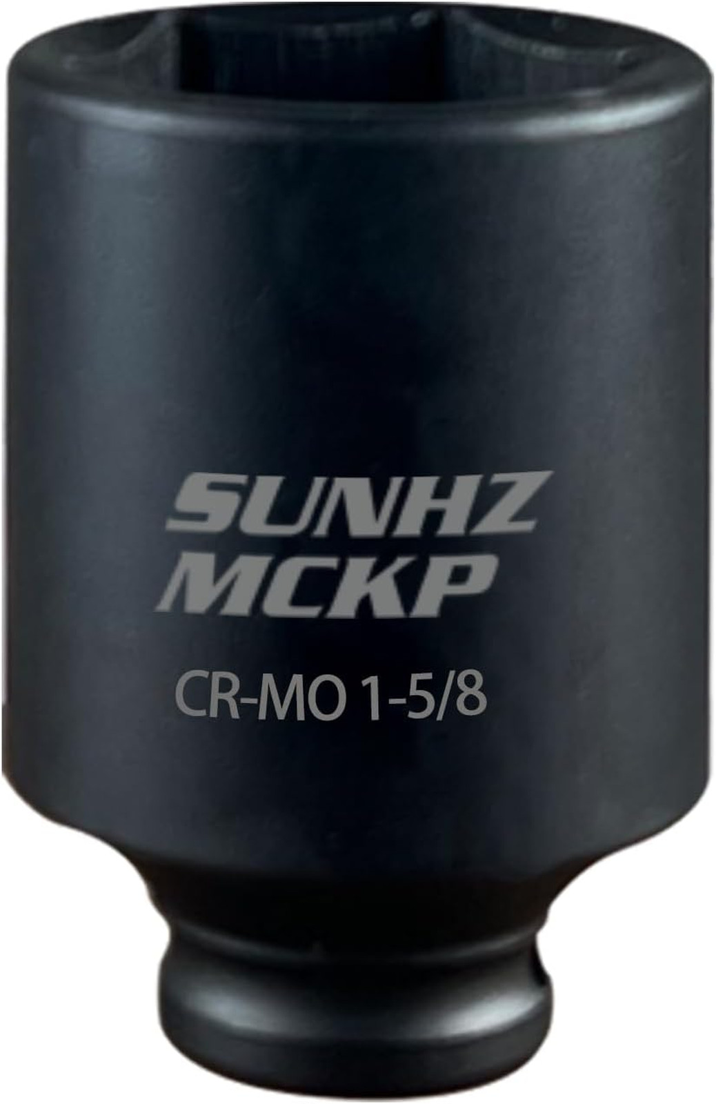 Impact Socket 12 Point Deep SAE 1 5 8 Inch Drive CR MO Axle Nut Impact Grade