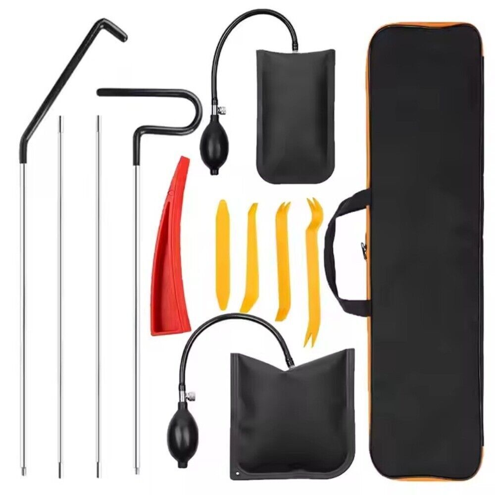 12Pcs Auto Repair Stainless Steel Kit Tool Emergency Car Window Door Lock Tools