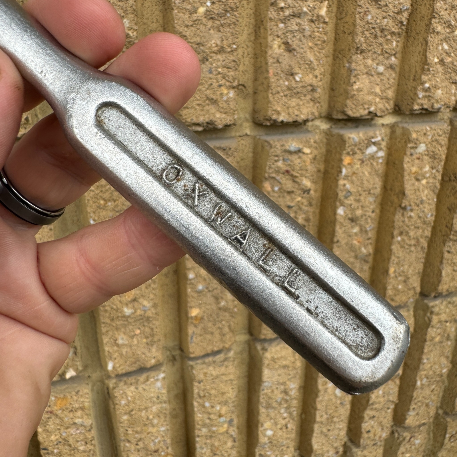 Vintage Oxwall 3/8” Drive Socket Wrench / Ratchet 7.5” Long MADE IN JAPAN