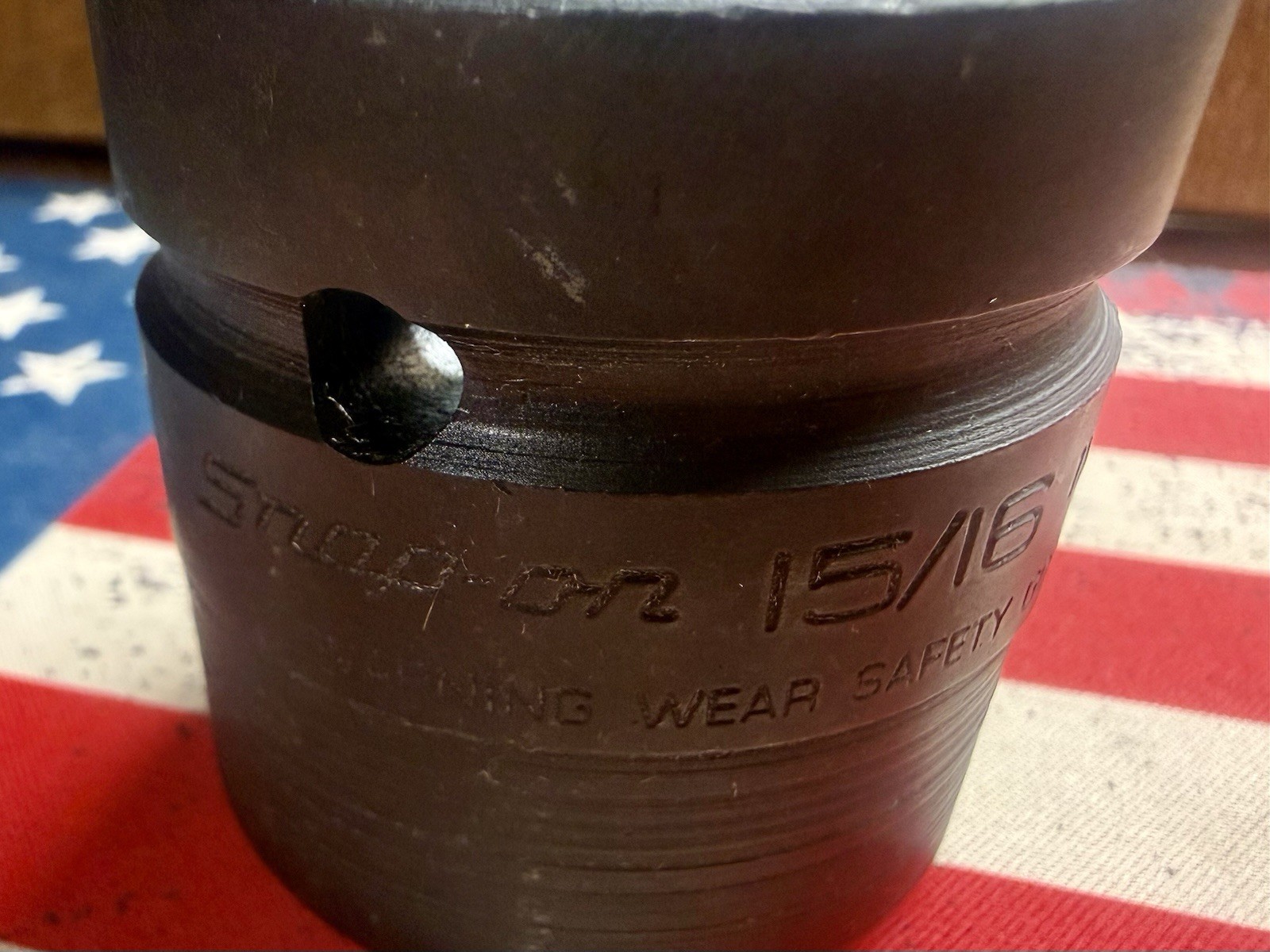 Snap-On IM-730 1″ Drive 15/16″ 4-Point Square Impact Socket, Made In The USA