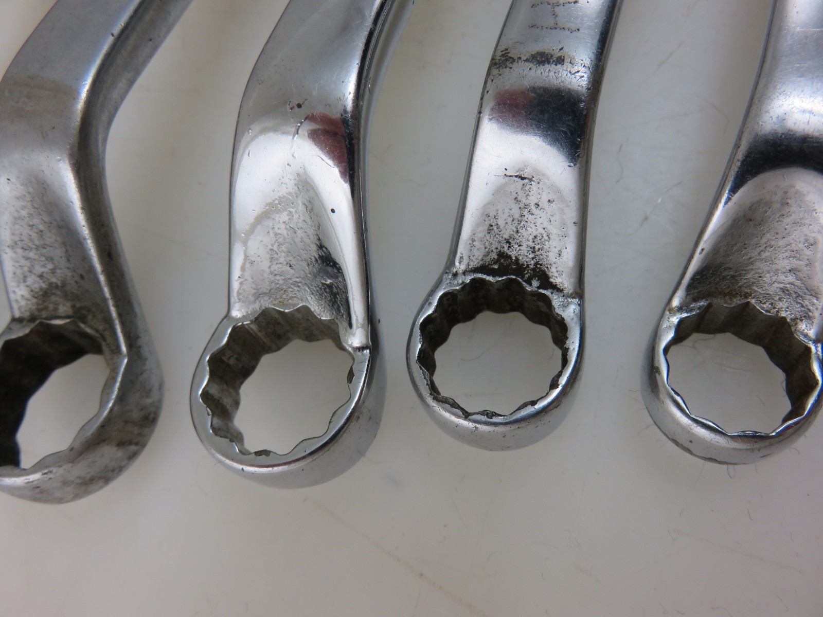 Snap-On XSO SHORT 60° Offset Box End Wrench 7pc Set 5/16″-13/16″ Vintage