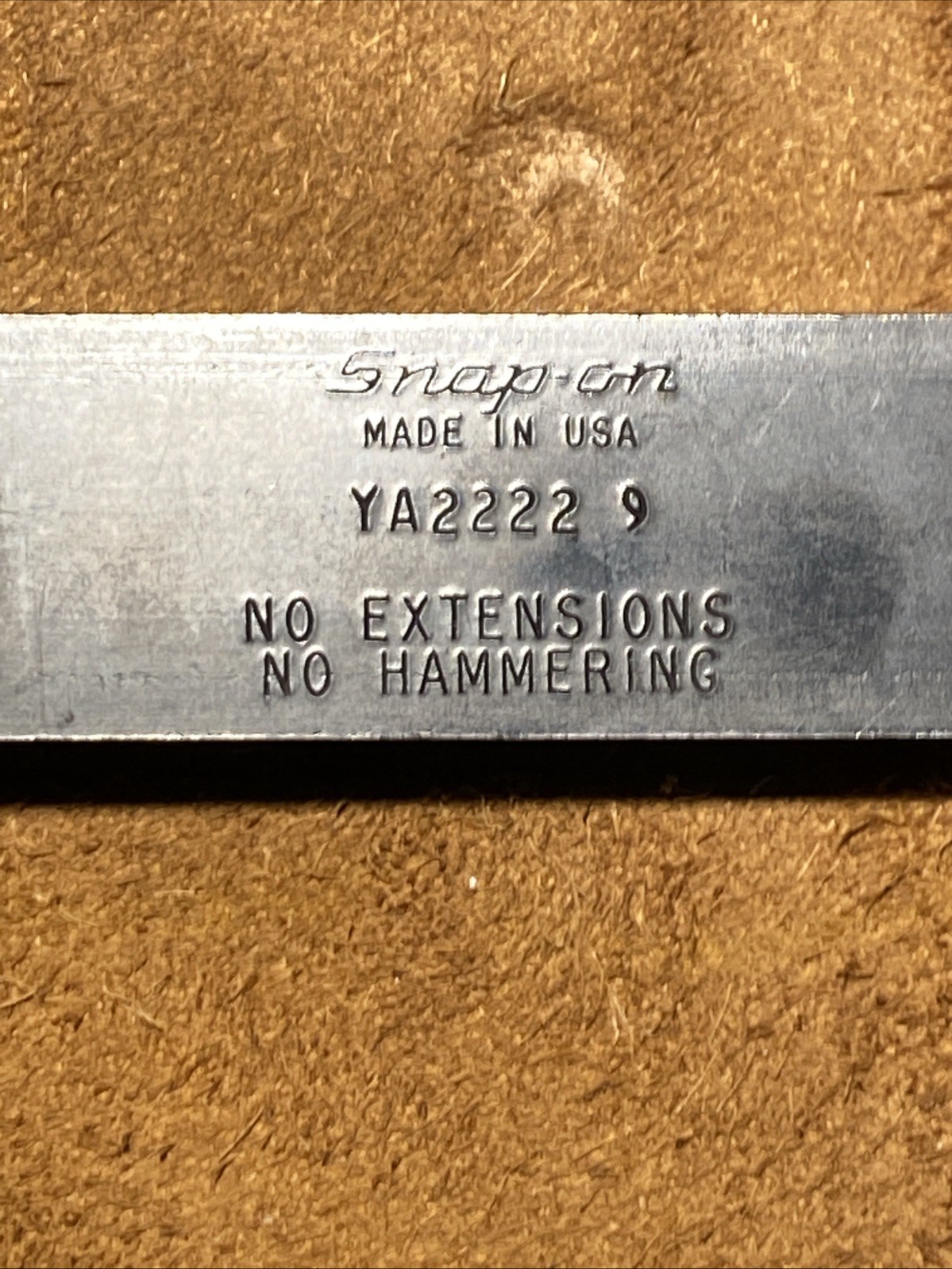 Snap-on YA2222 Tie Rod Adjusting Wrench Wheel Alignment Tool Spring Loaded USA