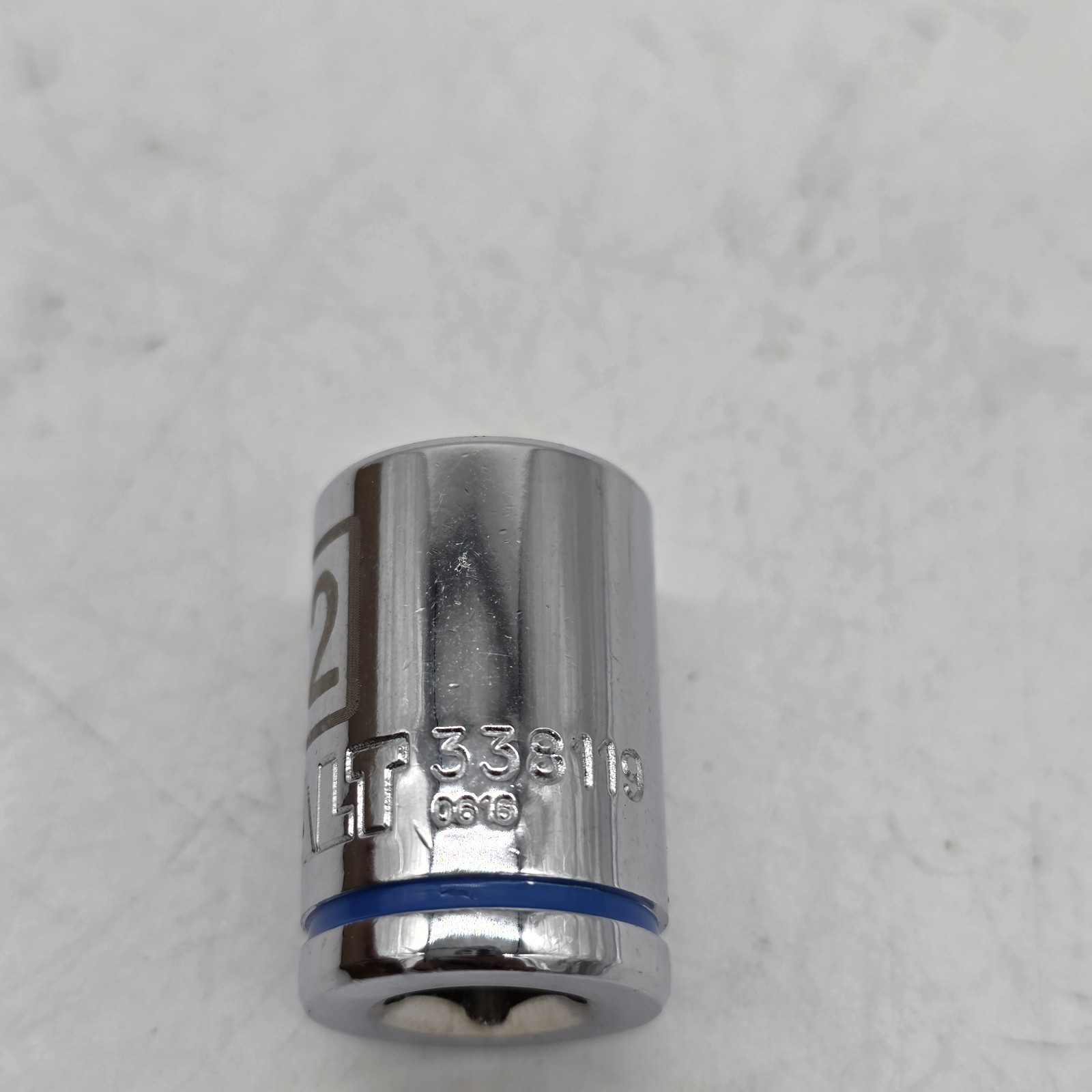 Kobalt 338119 12mm 1/4″ Drive 6-Point Shallow Chrome Socket 7 COUNT