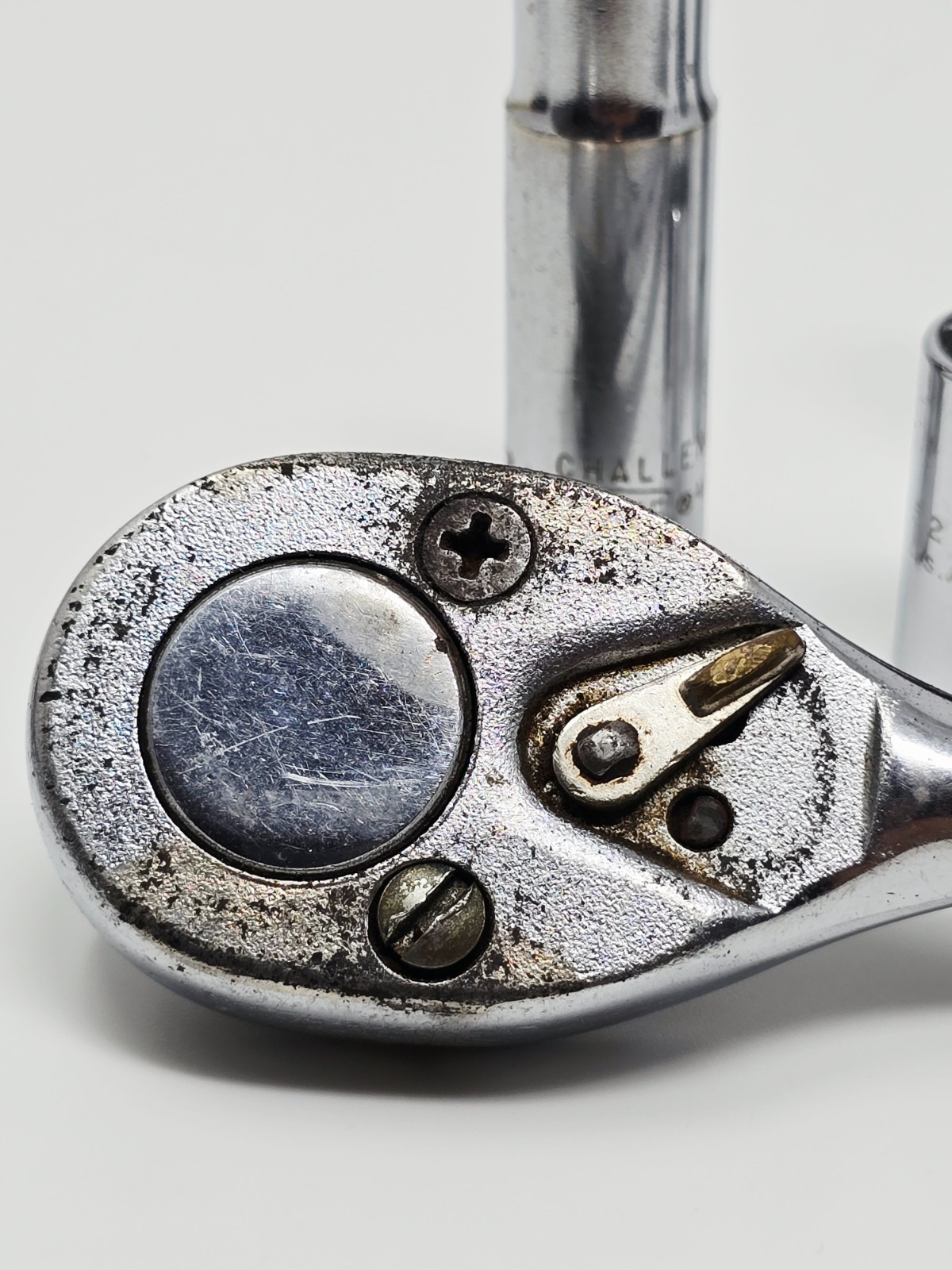 PROTO Pear Head Ratchet 5249 3/8″ Drive 7″ USA Professional with Sockets