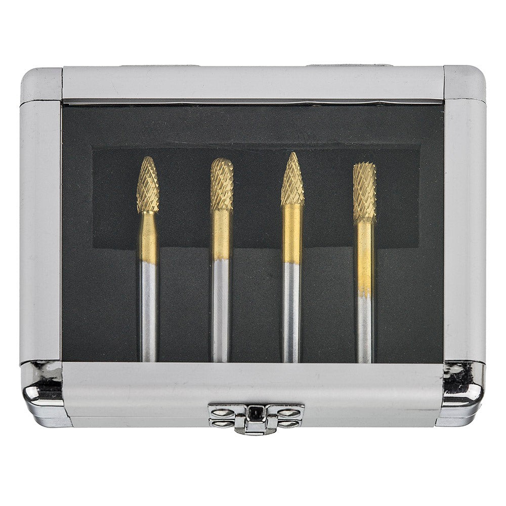 Holemaker Technology 4020-SET2 Tungsten Carbide Burr Set, 4pc 6mm