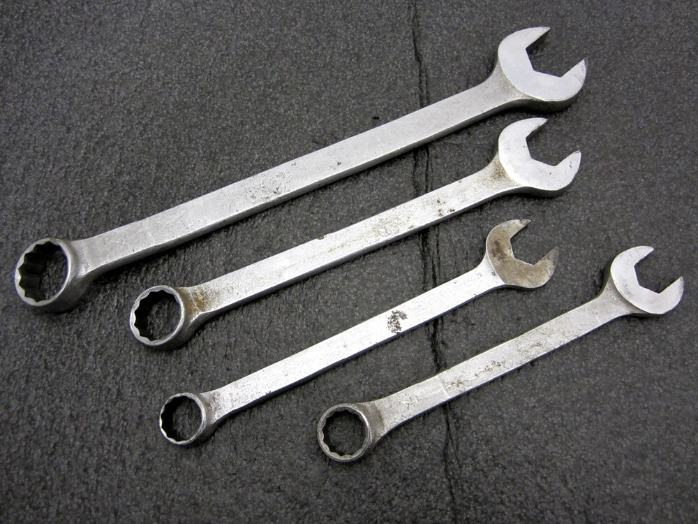 Vintage Vanadium Tool Company SAE Combination Wrenches Made in USA