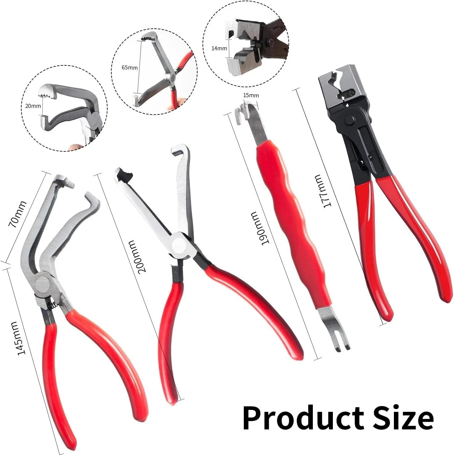 Electrical Disconnect Plier Connector Separator Terminal Plug Removal Tool Kit