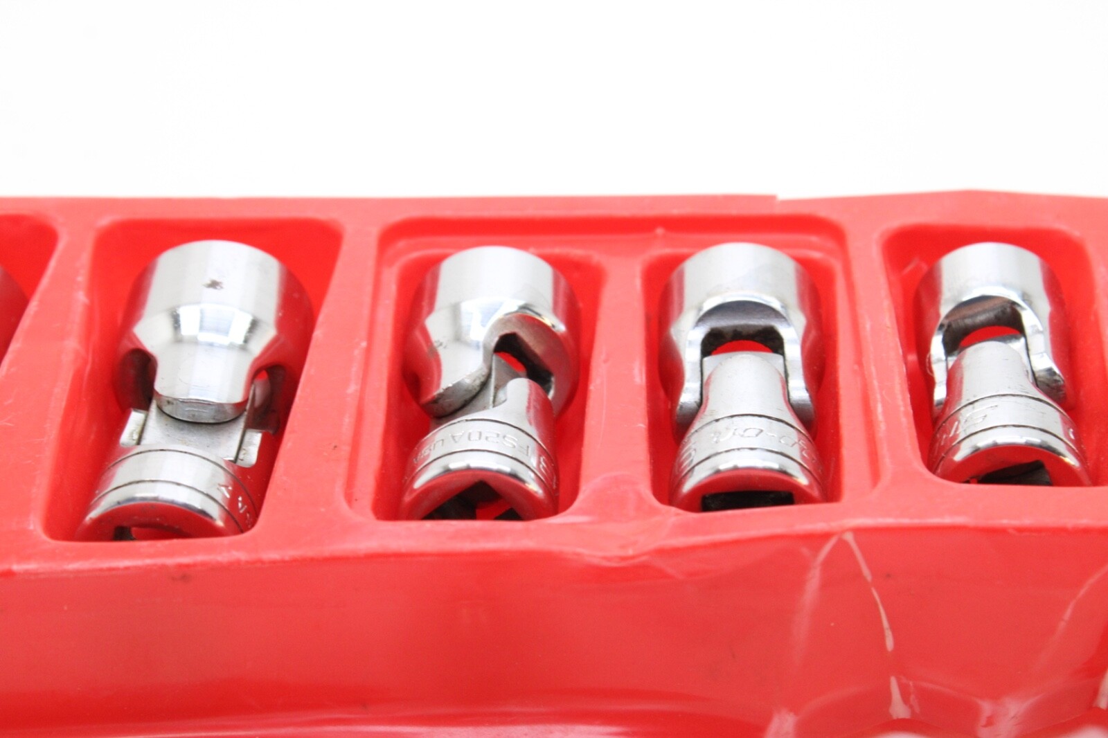 Snap-on FS24-FS14A 3/4″-7/16″ 3/8″ Drive 6 Point SAE ChromeSwivel Socket Set USA
