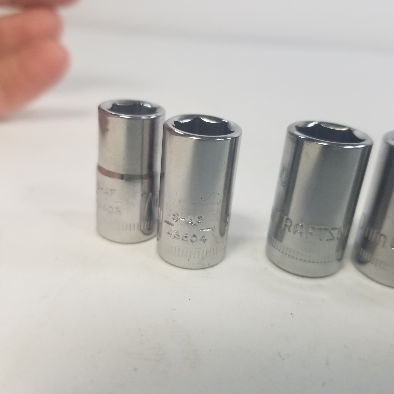 Craftsman 7pc 1/4 dr metric sockets 7 8 9 10 11 12 13mm Free Shipping