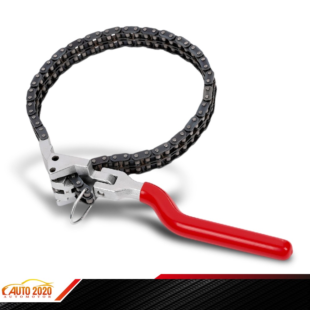 60-160mm Heavy-Duty Ratcheting Chain Wrench Oil Filter Change Pipe Fittings