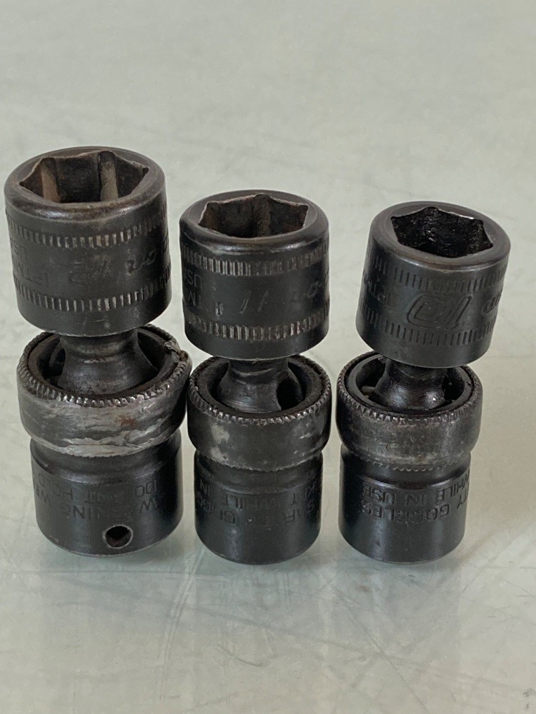Snap On IPTMM 1/4″ Drive 6-Point Metric Flank Drive Shallow Swivel Impact Socket