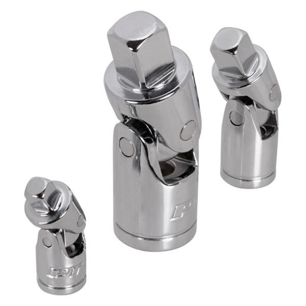 Performance Tool Mixed Drive Size U-Joint Socket Adapter Set 3 Pieces