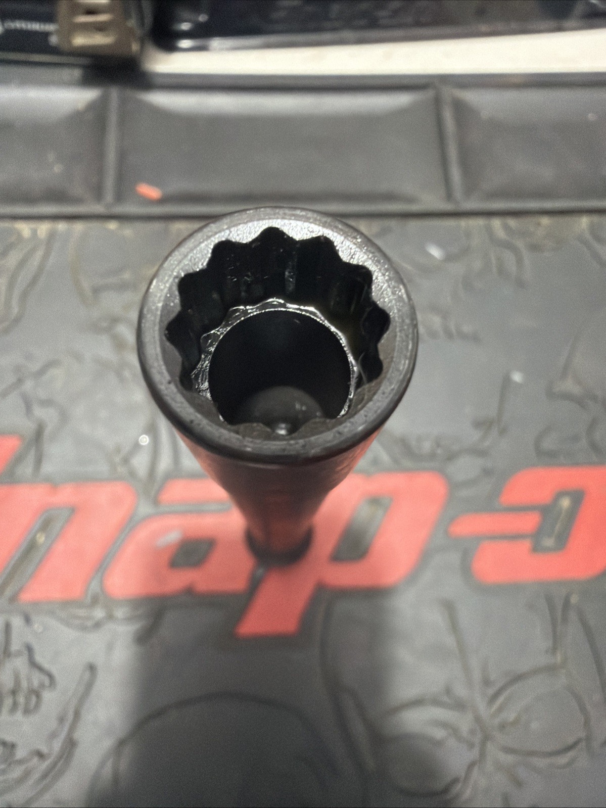 Snap-on tool 1/2″ Drive Extra Long 12-point 12mm Nissan Head Bolt socket S6160