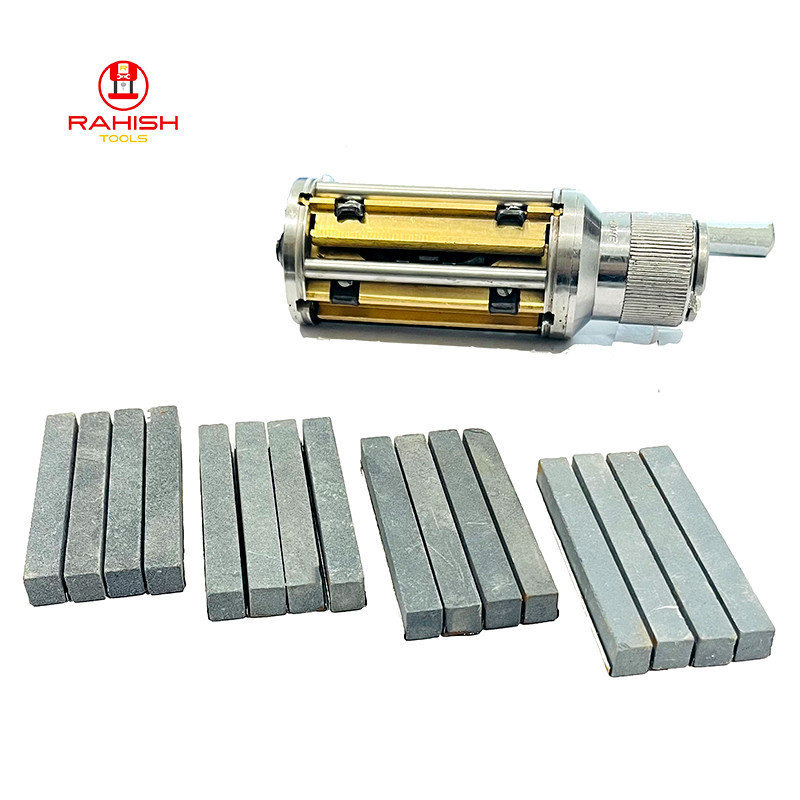 Cylinder Engine Hone Kit 2-1/2″ To 5-1/2″ Honing Machine + 4 Grit Stones