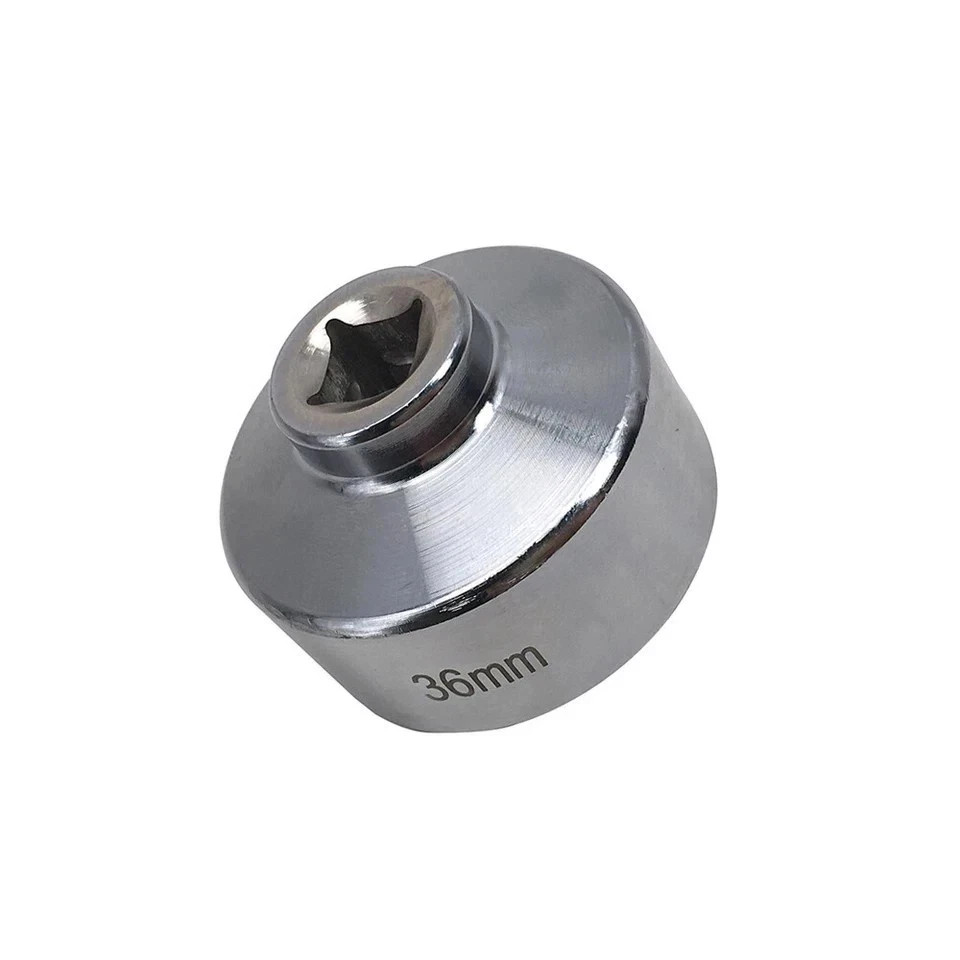 36mm Oil Filter Socket Tool 3/8″Drive Cap Remover Low Profile Socket Wrench C2C6