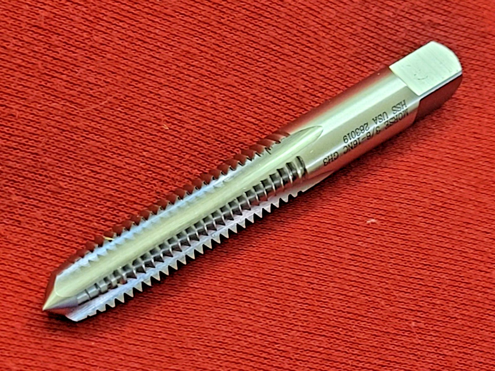 3/8-16 NC Plug Tap Morse MT3732432 Hand Tap 4FL RH USA GH3