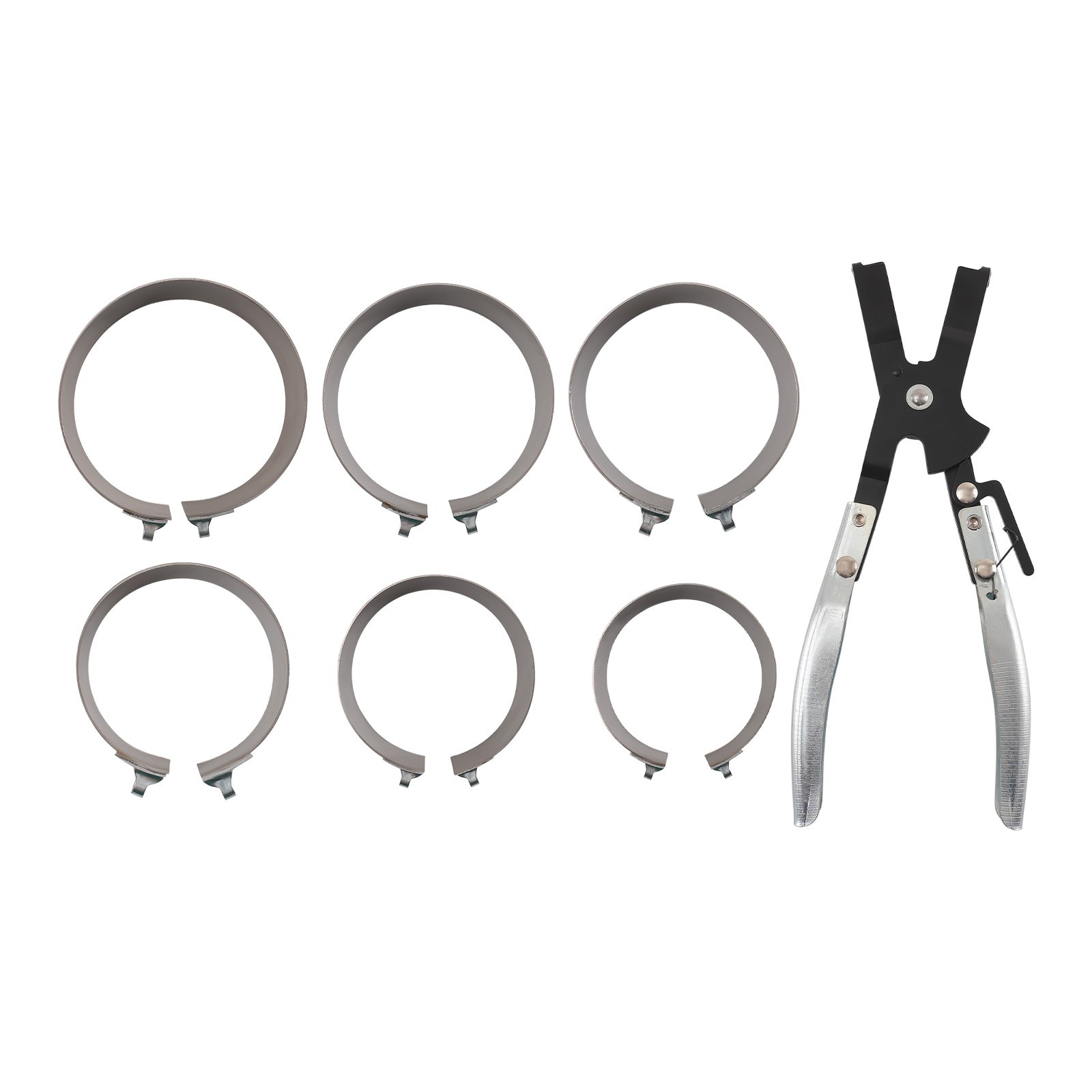 Auto Engine Piston Ring Compressor Tool Set 73-111mm 7PC for Car Repair