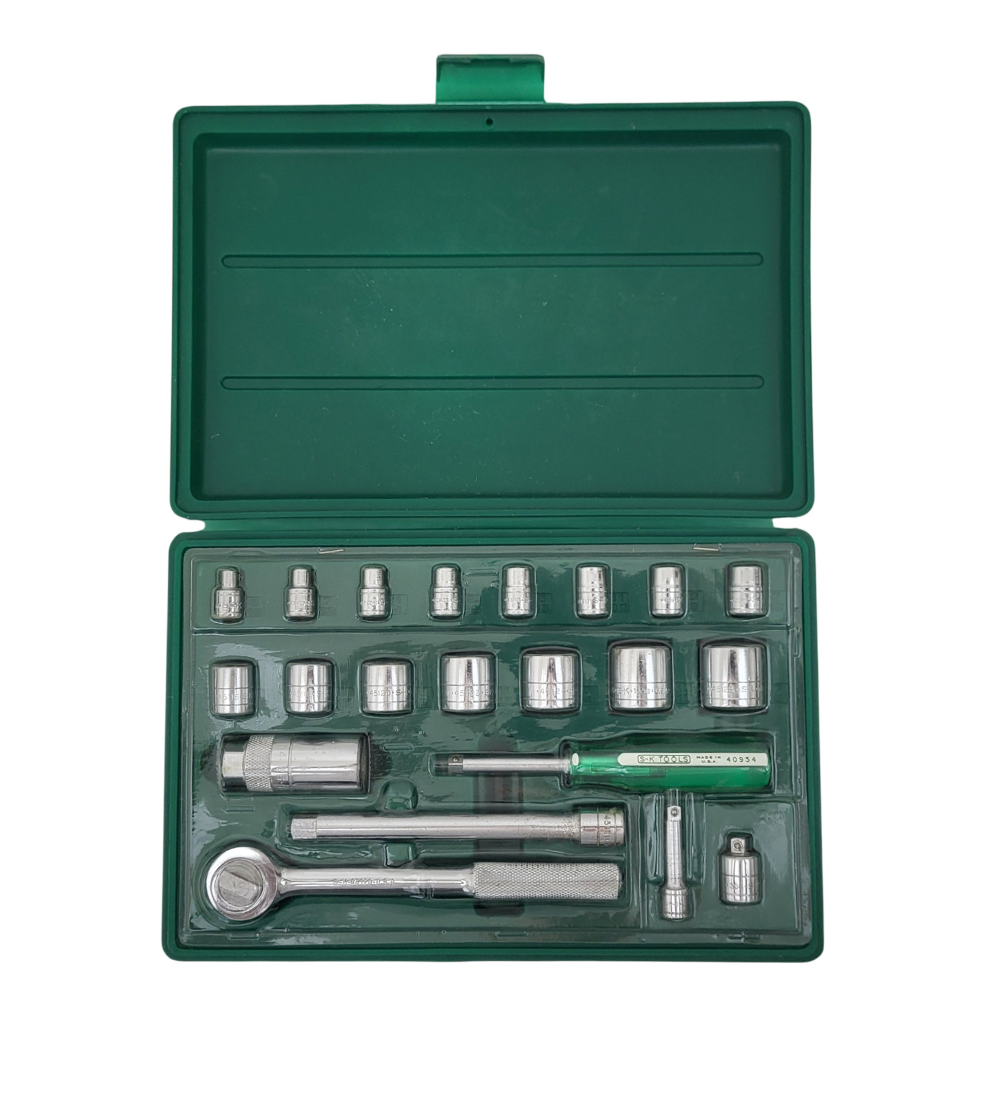 S-K Tools 21-piece 1/4″ & 3/8″ Drive Socket Set