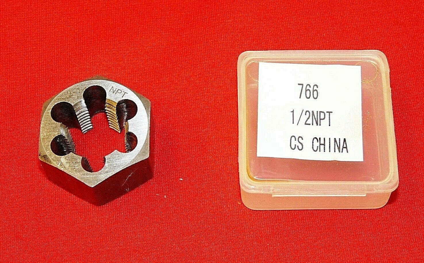 1/2″-14 NPT Pipe Die Nut Hex Rethread Chaser 1-7/16 Hex CS A1 417-03214-1716ACF