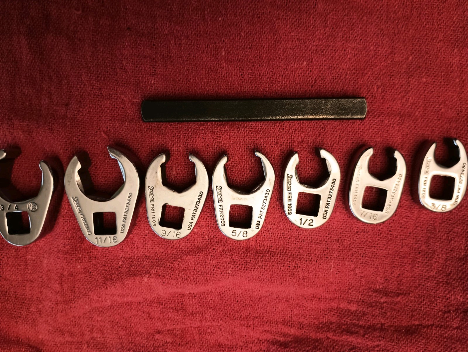 Snap-On 6 Piece Flare Nut Crowfoot Wrenches USA Please Read