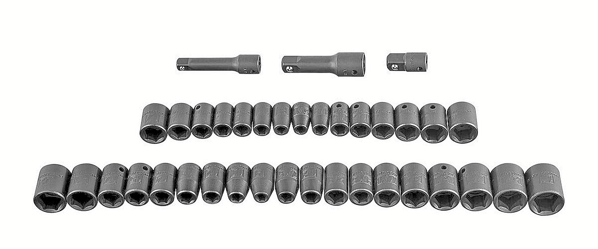 🚨»Great Value!» 1/2 in. Dr. SAE/Metric Impact Sockets & Extension(1/2″ x 3″)