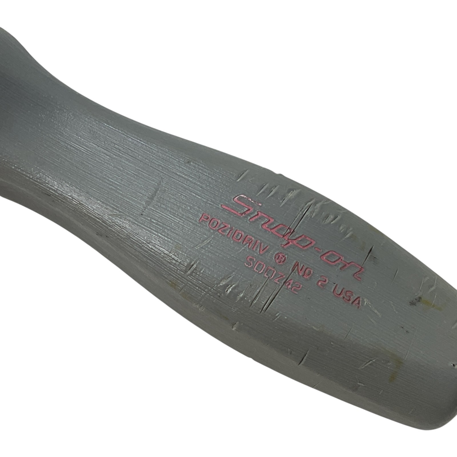 Snap-on Pozidriv Screwdriver #2 SDDZ42 Sold As Pictured Mechanic Tool USA Gray