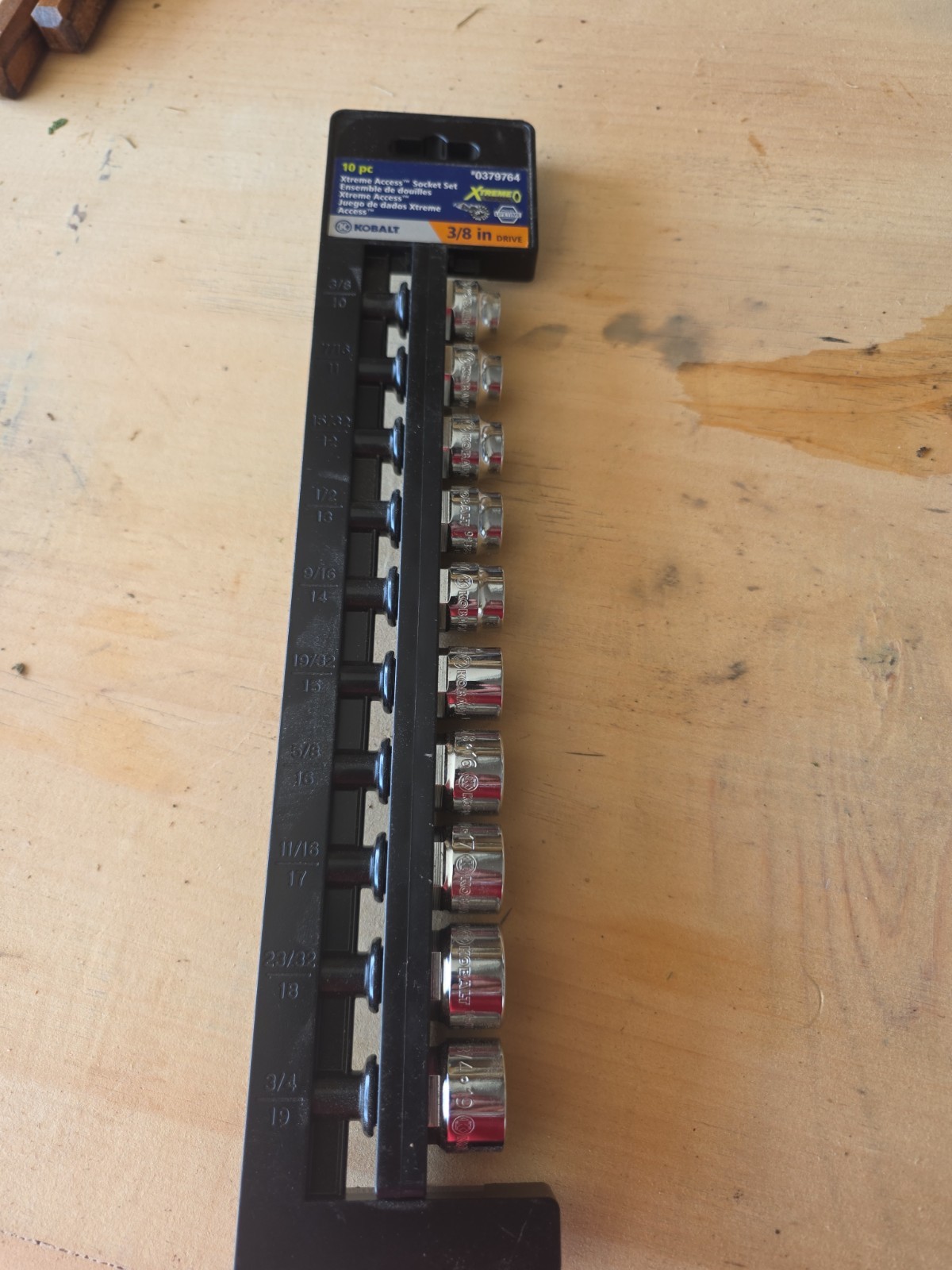 Kobalt Xtreme Access Socket Set 3/8″ Drive Metric Standard *New Unopened *