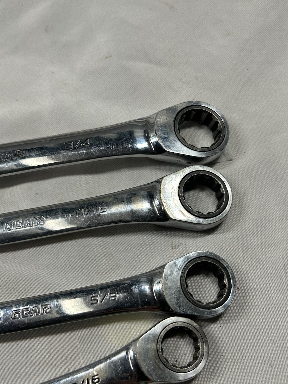 Blackhawk by Proto BW-1408 7pc Saw reversible ratcheting combination wrenches