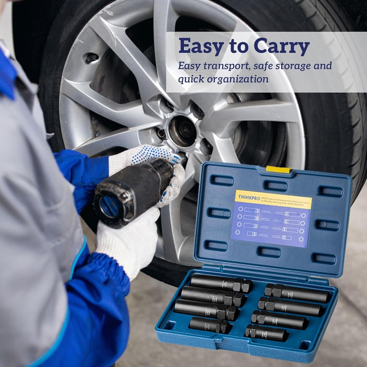 Professional Grade Spline Lug Nut Removal Tool Set – For Cars, Trucks, and More