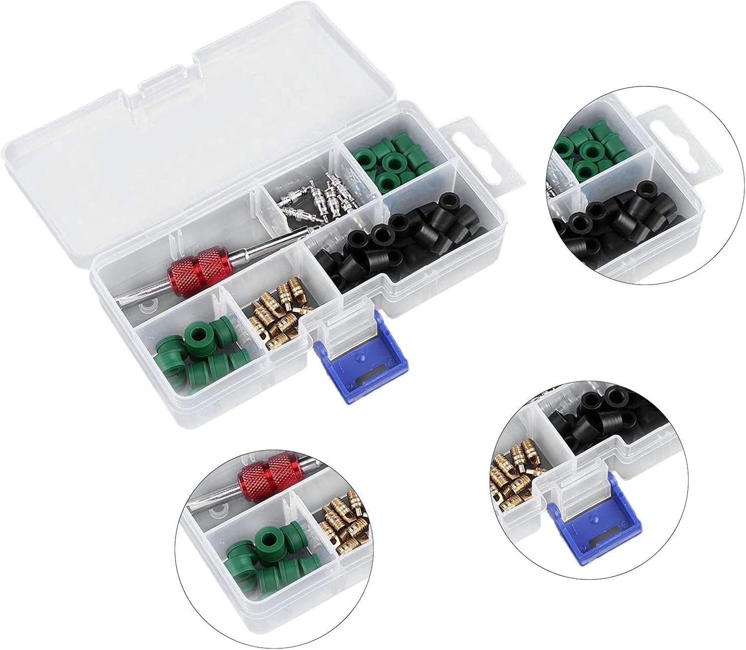 Auto A/C Valve Core Remover & Repair Kit – 71 Pcs for Car Air Conditioning Ma…