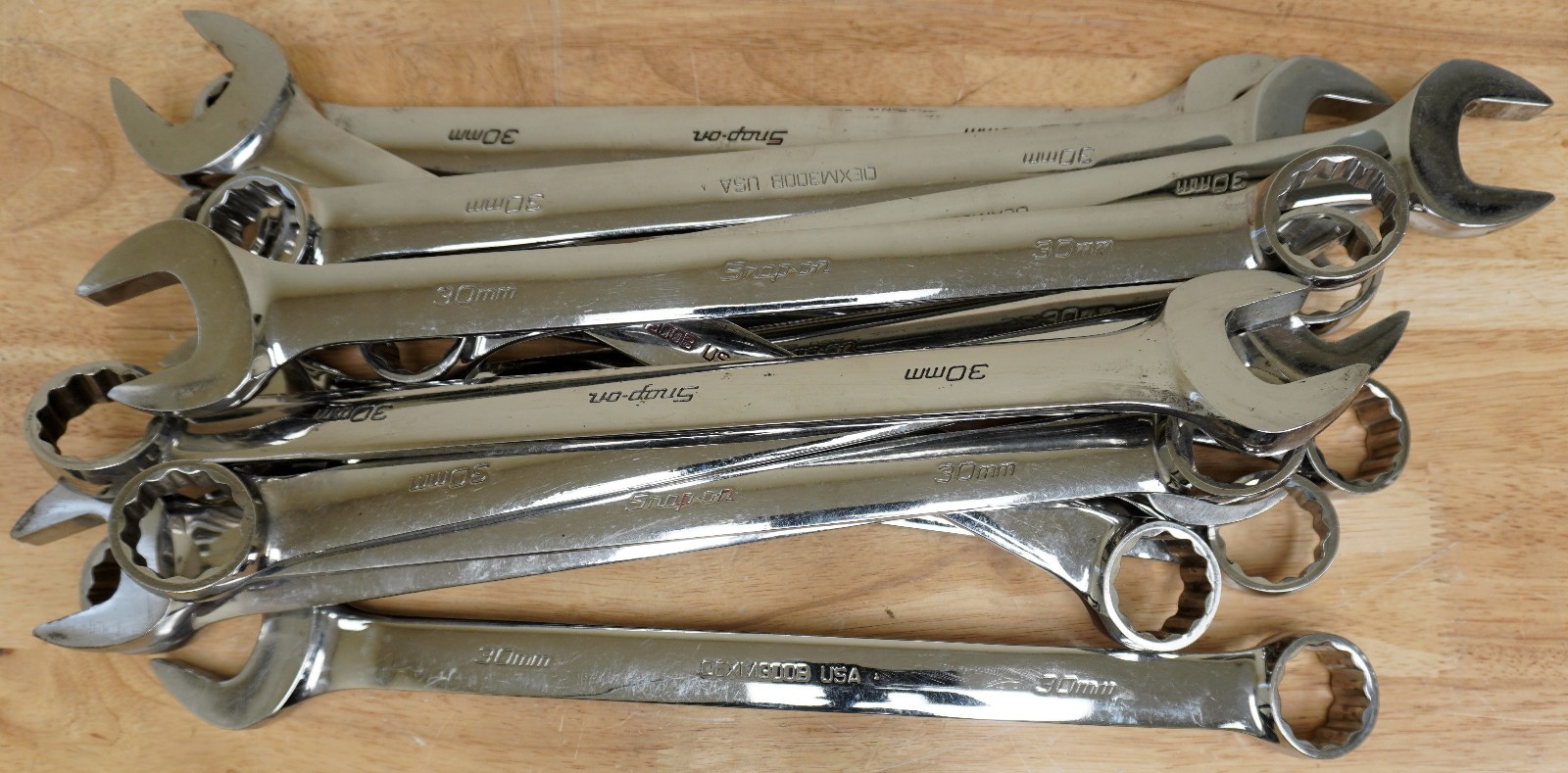 Snap-On 30mm 12-Point Metric Flank Drive Combination Wrench USA OEXM300B