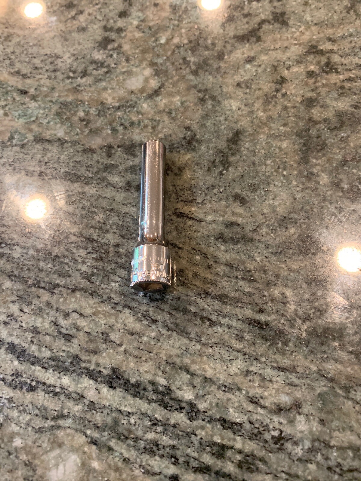 Snap-on stmm5.5 1/4 drive 5.5mm metric deep 6 point chrome socket