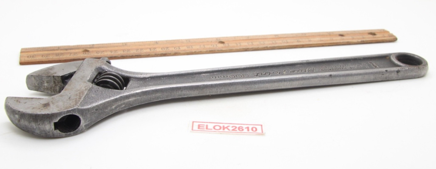 Blue-Point GAJ12 12″/300mm Adjustable Wrench 1-5/8″ Capacity