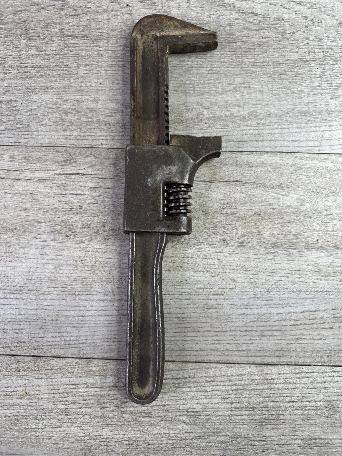 Vintage 11 In Tool Auto Adjustable Monkey Wrench Made in USA