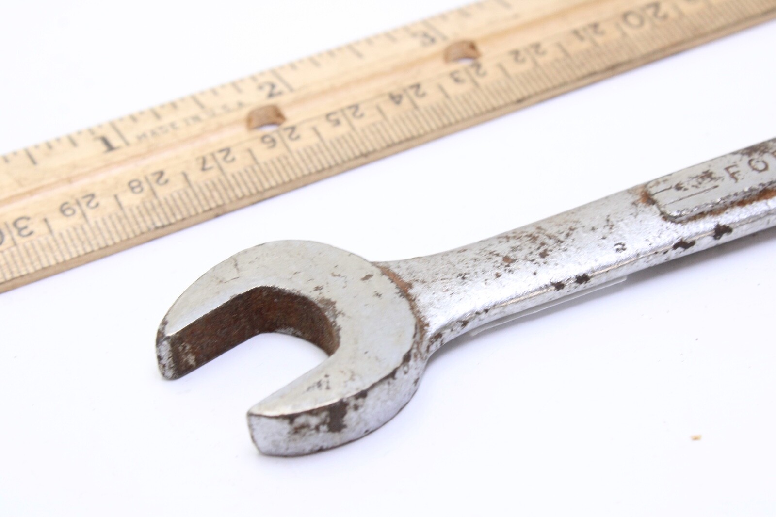 Craftsman =V= 5/8″ x 3/4″ SAE Chrome Double Open End Wrench USA