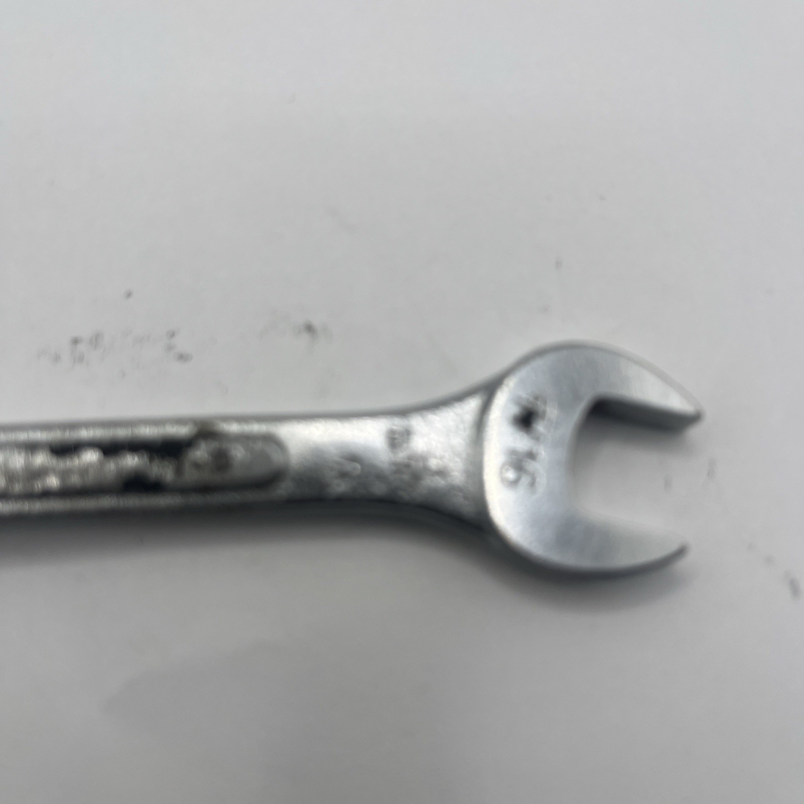 S-K Wayne Tools USA C-14 7/16in SAE 12 PT Combination Wrench Vintage SK