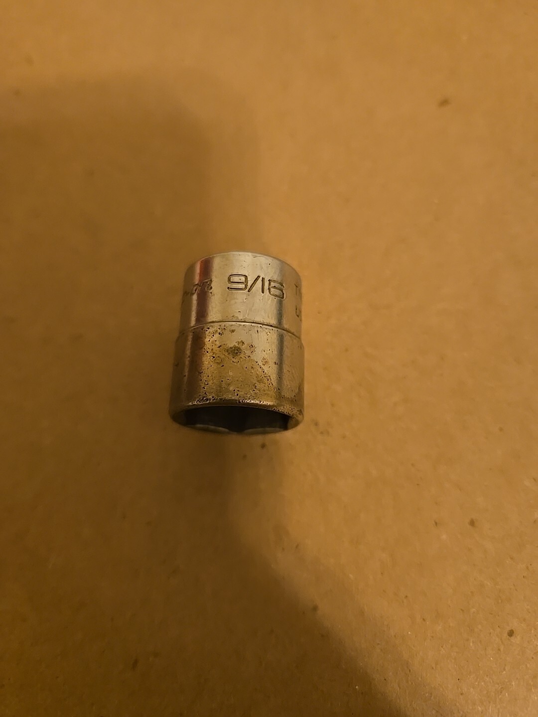 Snap On 1/4″ Drive 9/16″ 6PT Shallow Chrome Socket TM18