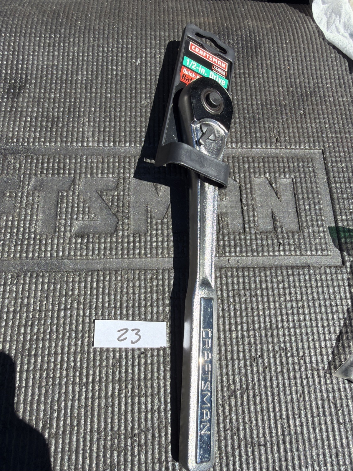 Sexy Sears Craftsman USA Nos 1/2” Drive Ratchet 44809 On Hang Tag