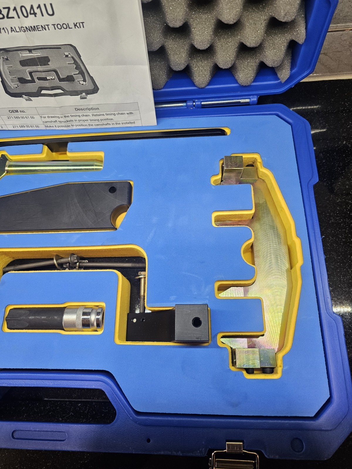 KTC Auto Tools Mercedes Benz M271 Alignment Tool Kit MBZ1041U