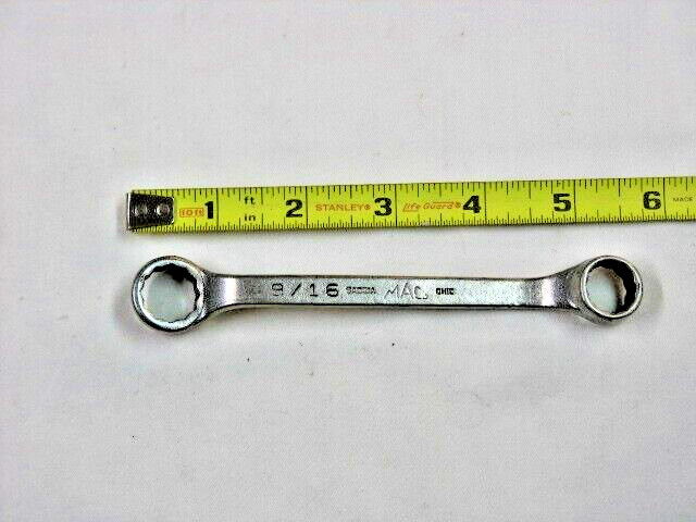MAC Sabina Tools 1/2″- 9/16″ Textured Chrome 12 Point Offset Box Wrench BO1618